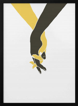Tablou înramat „Holding Hands” de Pictufy Studio II