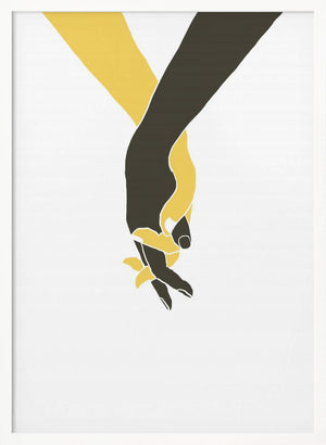 Tablou înramat „Holding Hands” de Pictufy Studio II