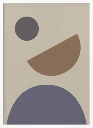 Tablou înramat „Geometrical Shapes” de Pictufy Studio