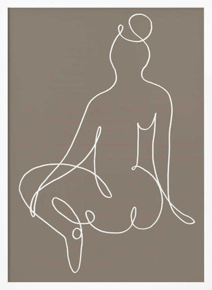 Tablou înramat „Sitting Down 02” de Pictufy Studio II