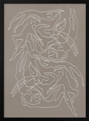 Tablou înramat „Swimmers” de Pictufy Studio II
