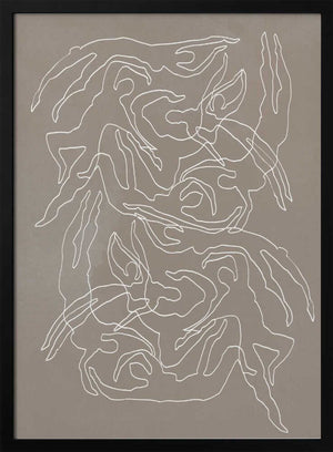 Tablou înramat „Swimmers” de Pictufy Studio II