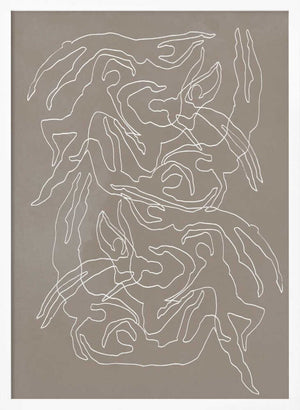 Tablou înramat „Swimmers” de Pictufy Studio II