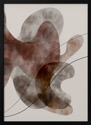 Tablou înramat „Red Seaweed” de Pictufy Studio II