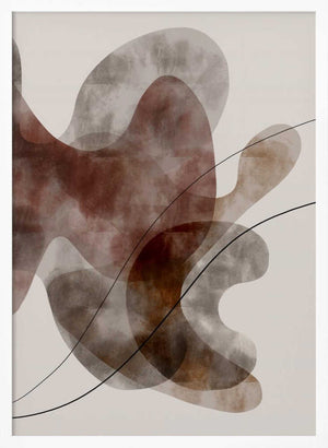 Tablou înramat „Red Seaweed” de Pictufy Studio II