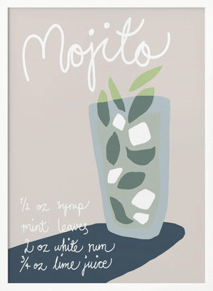 Tablou înramat „Mojito” de Pictufy Studio II