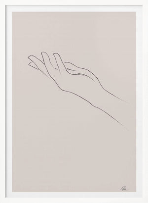 Tablou înramat „Hand Drawing” de Pictufy Studio II
