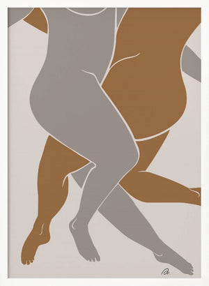 Tablou înramat „Lovers Beige” de Pictufy Studio II