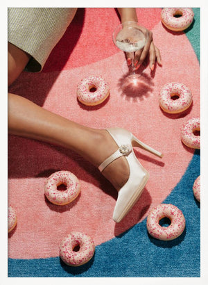 Tablou înramat „Pink Picnic #02” de Pictufy Studio III