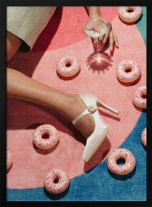 Tablou înramat „Pink Picnic #02” de Pictufy Studio III