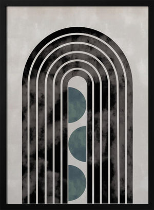 Tablou înramat „arch_capsule_001_green” de Pictufy Studio II