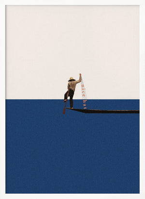 Tablou înramat „Fishing for compliments” de Maarten Léon