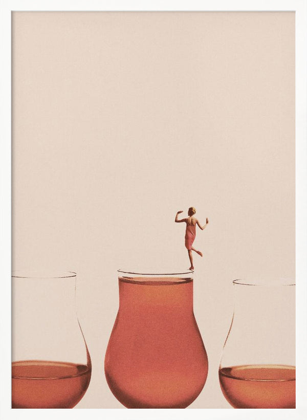 Tablou înramat „I prefer the full one” de Maarten Léon