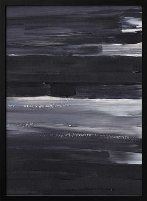 Tablou înramat „Expressive Monochrome Strokes” de uplusmestudio