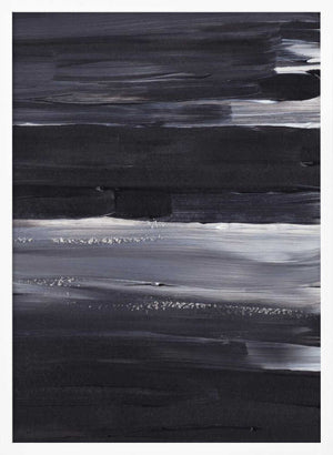 Tablou înramat „Expressive Monochrome Strokes” de uplusmestudio