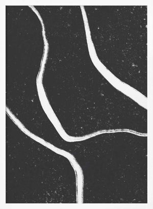 Tablou înramat „Monochrome Paths” de uplusmestudio