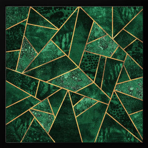 Tablou înramat „Deep Emerald” de Elisabeth Fredriksson