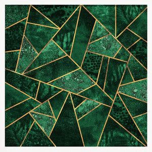 Tablou înramat „Deep Emerald” de Elisabeth Fredriksson