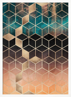 Tablou înramat „Ombre Dream Cubes” de Elisabeth Fredriksson