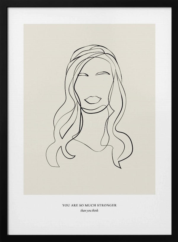 Tablou înramat „Modern Line Art” de NKTN