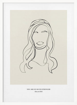 Tablou înramat „Modern Line Art” de NKTN
