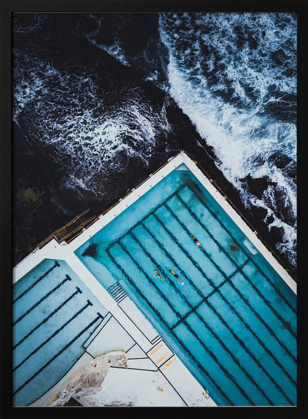 Tablou înramat „Most famous ocean pool in Australia” de Asad Sarfraz