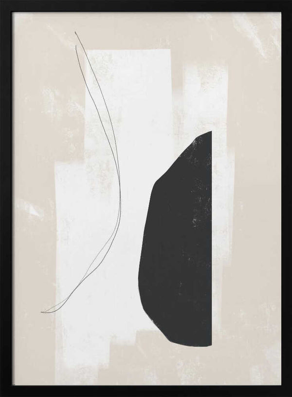 Tablou înramat „Monochrome Harmony” de uplusmestudio