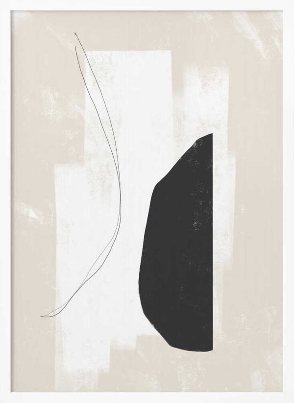 Tablou înramat „Monochrome Harmony” de uplusmestudio