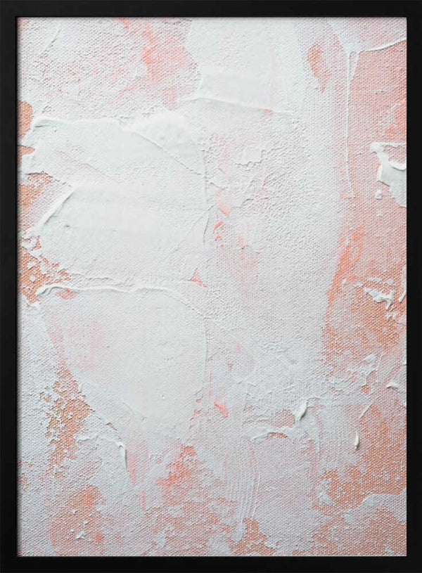 Tablou înramat „Minimalist Design With Peach And White Tones” de uplusmestudio