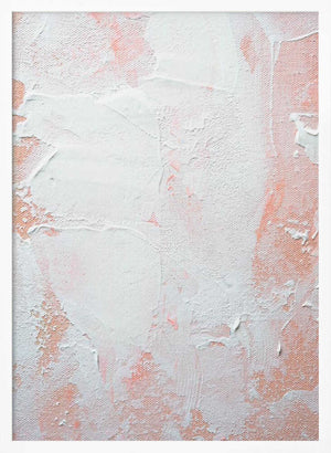 Tablou înramat „Minimalist Design With Peach And White Tones” de uplusmestudio