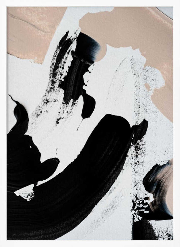 Tablou înramat „Monochrome Dance” de uplusmestudio