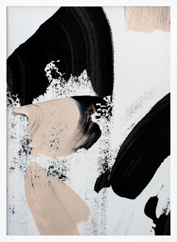 Tablou înramat „Black and Nude” de uplusmestudio