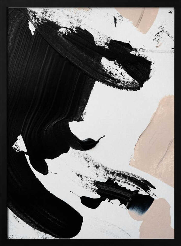 Tablou înramat „Black and Nude” de uplusmestudio