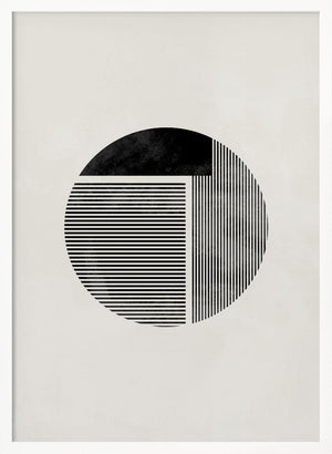 Tablou înramat „Minimalist round” de Pictufy Studio II