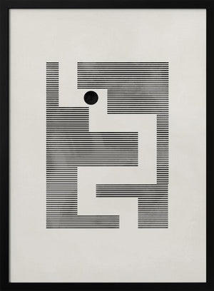 Tablou înramat „Minimalist maze” de Pictufy Studio II