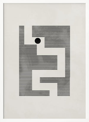 Tablou înramat „Minimalist maze” de Pictufy Studio II