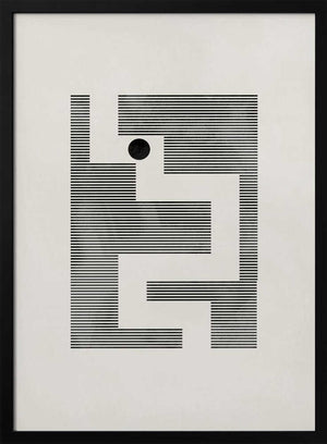Tablou înramat „Minimalist maze” de Pictufy Studio II