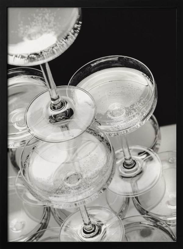 Tablou înramat „Champagne tower_5” de Pictufy Studio III