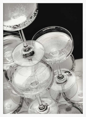 Tablou înramat „Champagne tower_5” de Pictufy Studio III