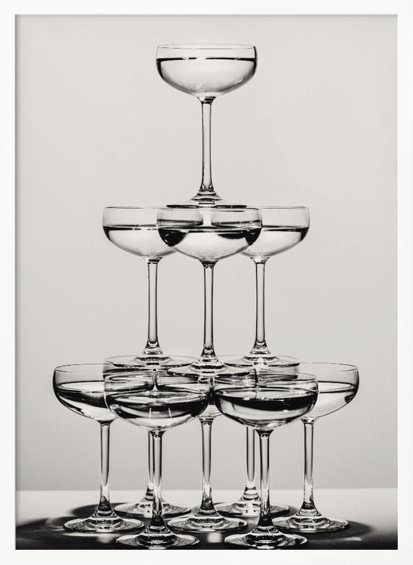 Tablou înramat „Champagne tower_6” de Pictufy Studio III
