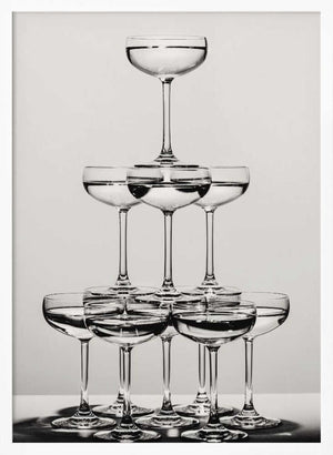 Tablou înramat „Champagne tower_6” de Pictufy Studio III