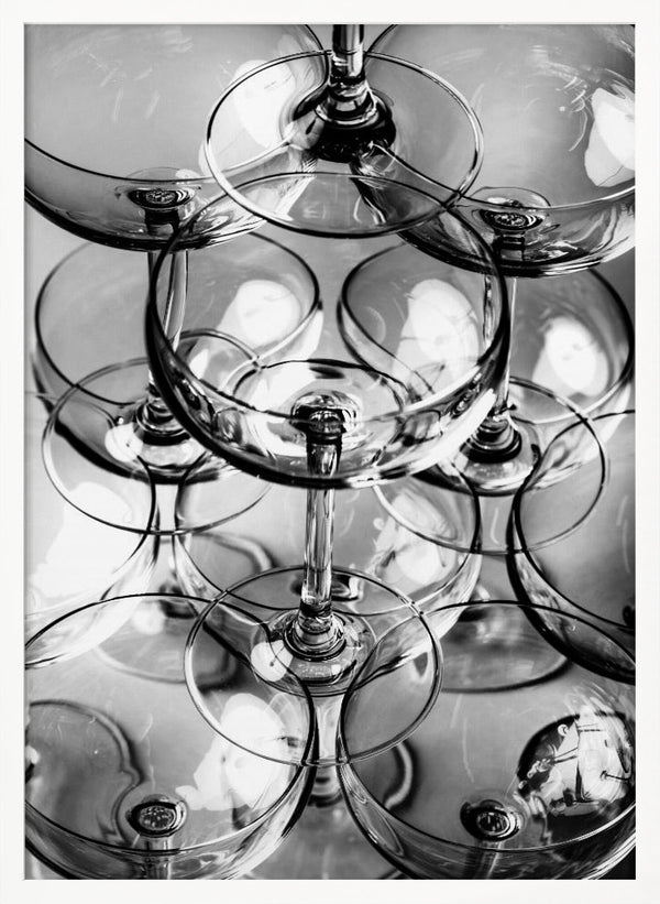 Tablou înramat „Champagne tower_8” de Pictufy Studio III