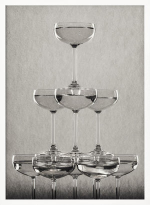Tablou înramat „Champagne tower_9” de Pictufy Studio III