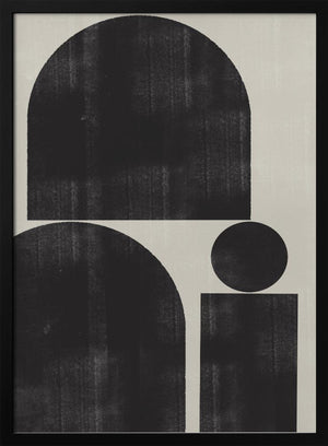 Tablou înramat „Geometric Silence” de THE MIUUS STUDIO