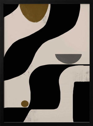 Tablou înramat „Fluid Geometrics” de THE MIUUS STUDIO