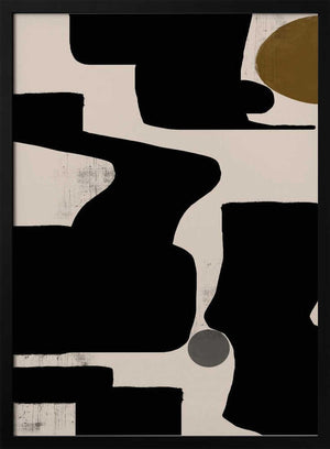 Tablou înramat „Curves and Shadows” de THE MIUUS STUDIO