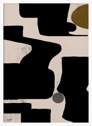 Tablou înramat „Curves and Shadows” de THE MIUUS STUDIO