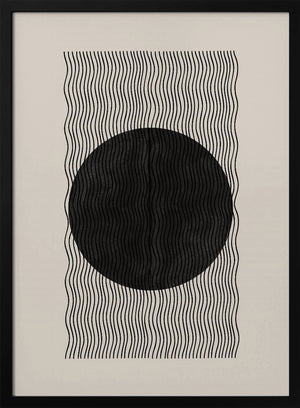 Tablou înramat „Wave Eclipse” de THE MIUUS STUDIO