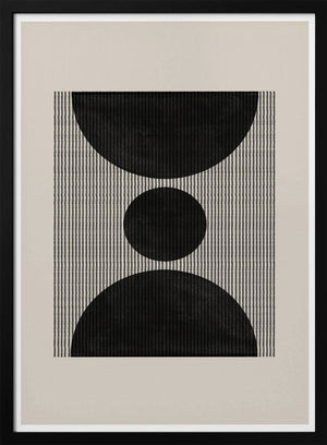 Tablou înramat „Geometric Echoes” de THE MIUUS STUDIO