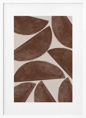 Tablou înramat „Earthy Crescents” de THE MIUUS STUDIO